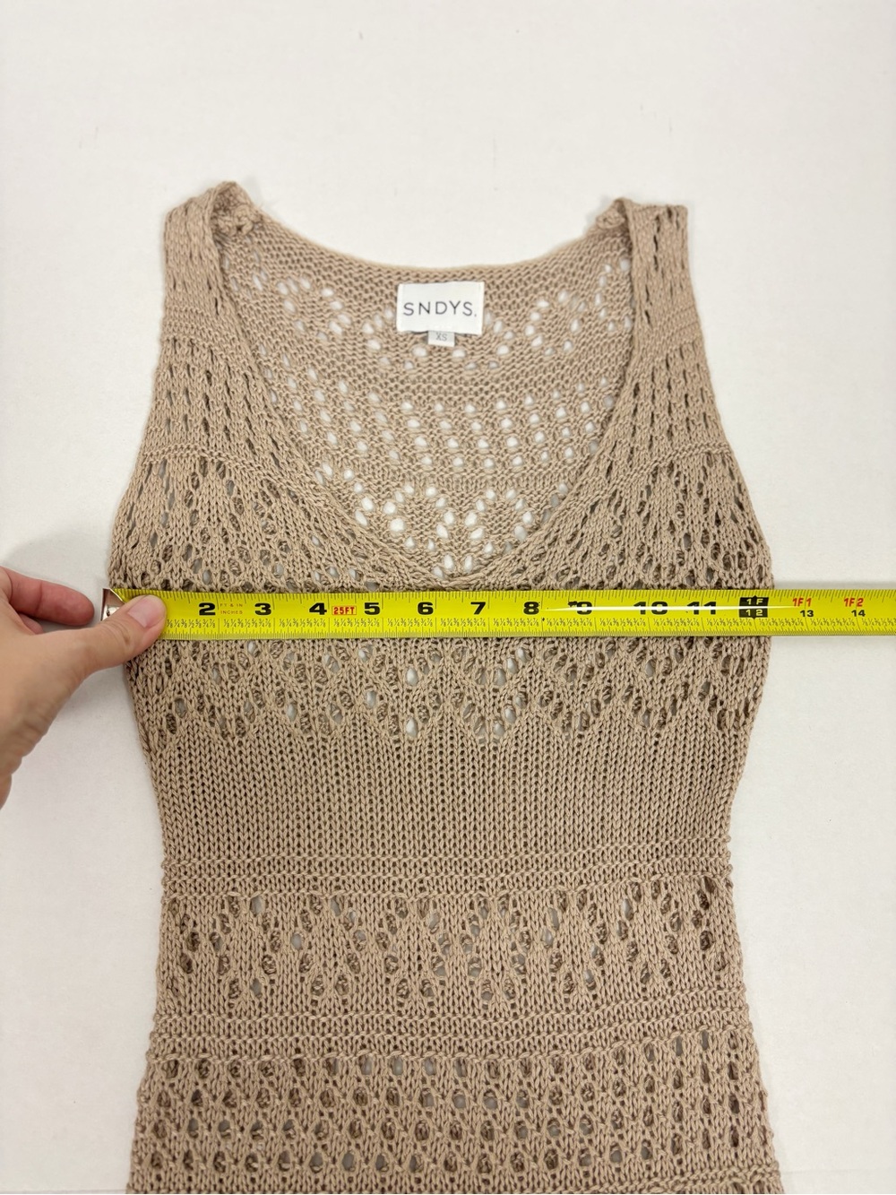 SNDYS Shona Maxi Dress in Mocha Size XS - Picture 8 of 10